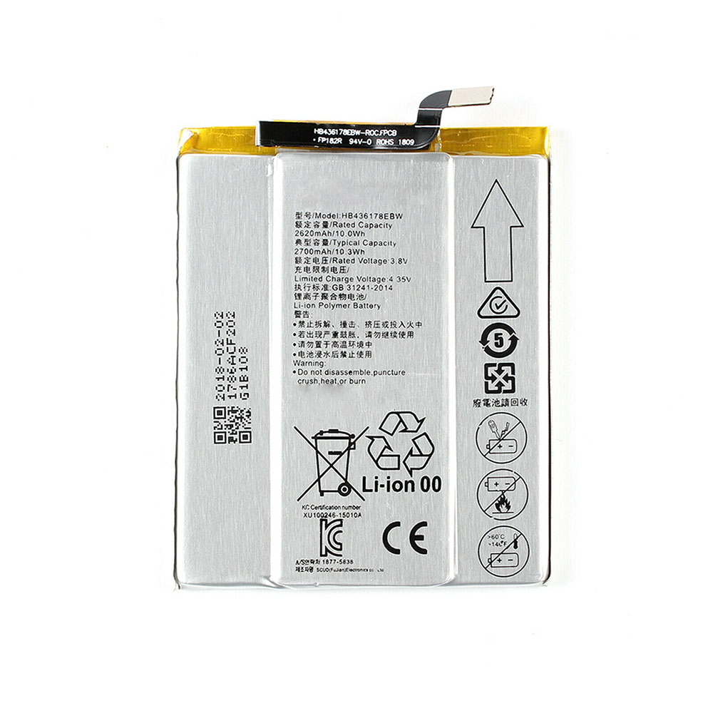 Batería para Watch-2-410mAh-1ICP5/26/huawei-HB436178EBW